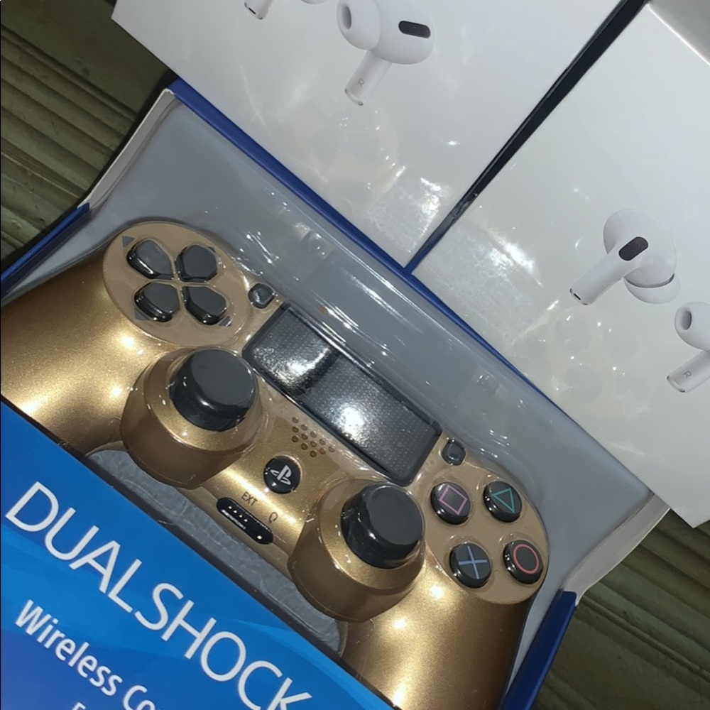 Ps4 controllers and airpod pros brand new